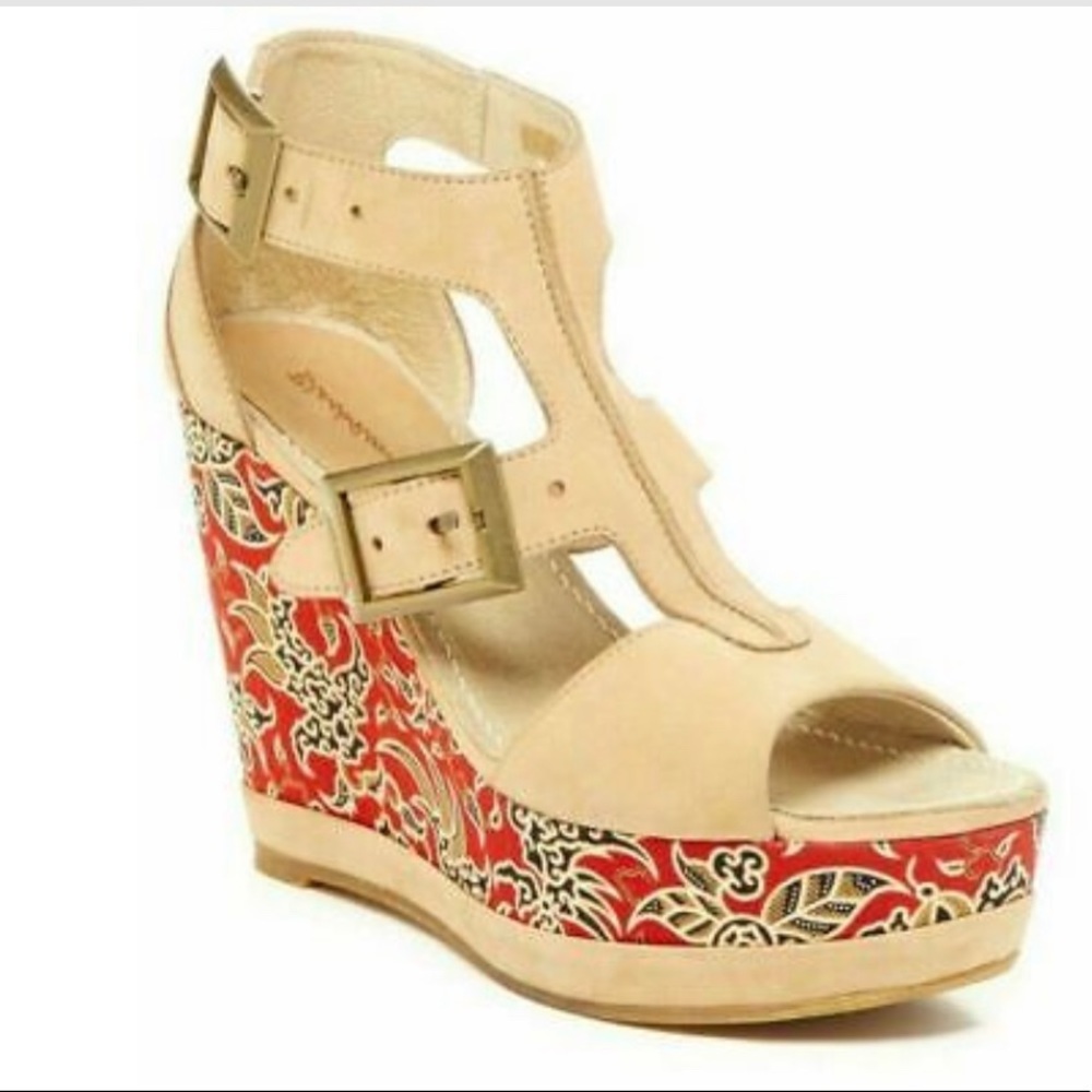 BLACKSTONE | Batik Wedge Platform Sandals